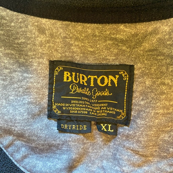 Burton snowboarding spring jacket/hoodie men’s XL - Picture 3 of 7